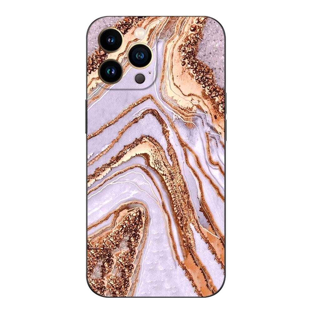 Чехол для телефона с цветным мрамором для iPhone Samsung Galaxy Redmi Xiaomi Oppo OnePlus Note SA 7 8 9 10 11 12 13 14 20 21 22 23 53 54 Pro Max Ultra TPU Soft