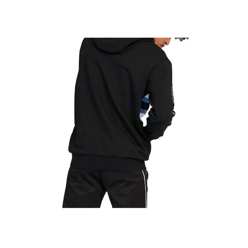 Puma Толстовка с капюшоном BMW Motorsport Logo Print Color Block Мужские топы Черный 595181-01