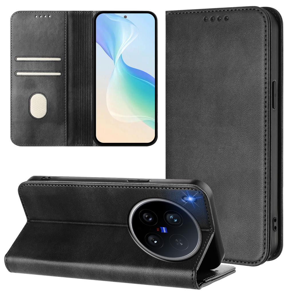 Для vivo X200 Ultra 5G Кошельки Чехлы Ретро Текстура Блокировка RFID Кожаный Чехол для Телефона