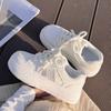Platform White Shoes Children's Autumn New School Style Versatile Casual Light Student Board Shoes