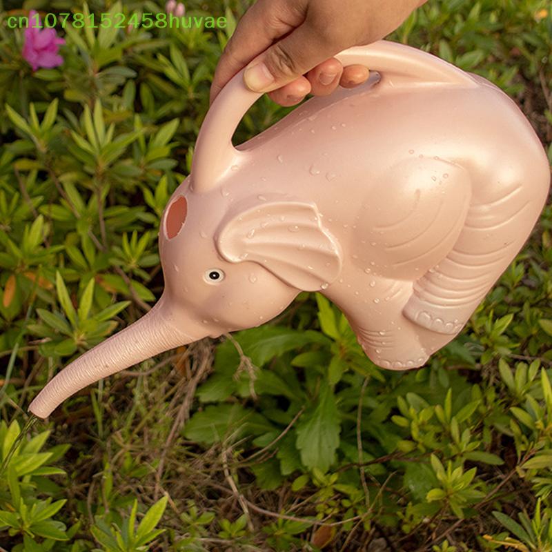 Милая пластиковая лейка в форме слона для полива растений, уличного полива, садовых инструментов и оборудования, садовых принадлежностей, домашних аксессуаров