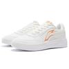 Li Ning Star River Classic Casual Durable Breathable Low-Go Shoes Women sneakers White Orange AGCS254-2