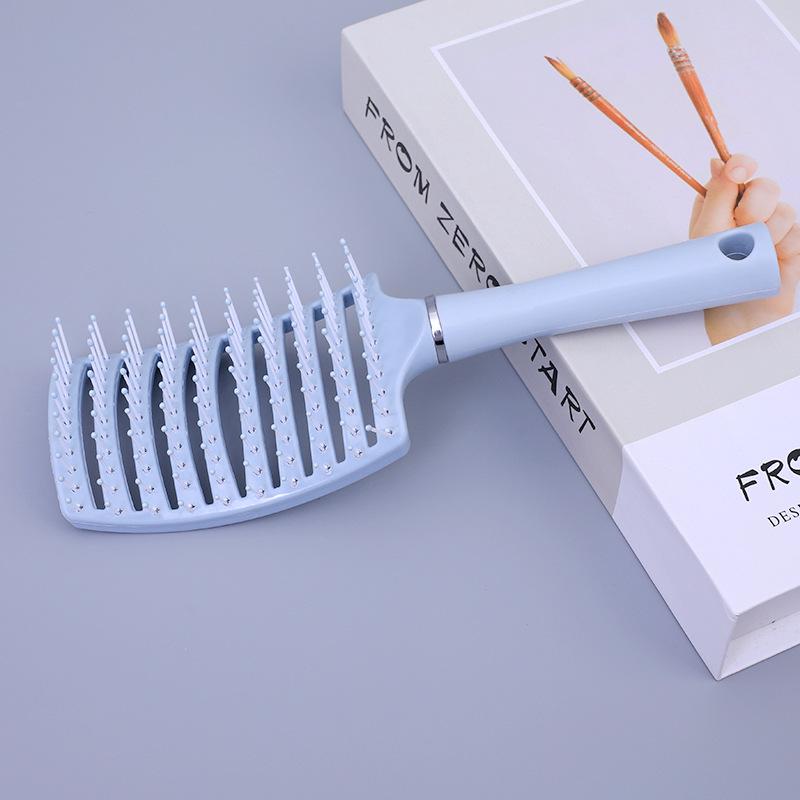 Женская портативная воздушная массажная расческа для кожи головы для укладки и завивки длинных волос