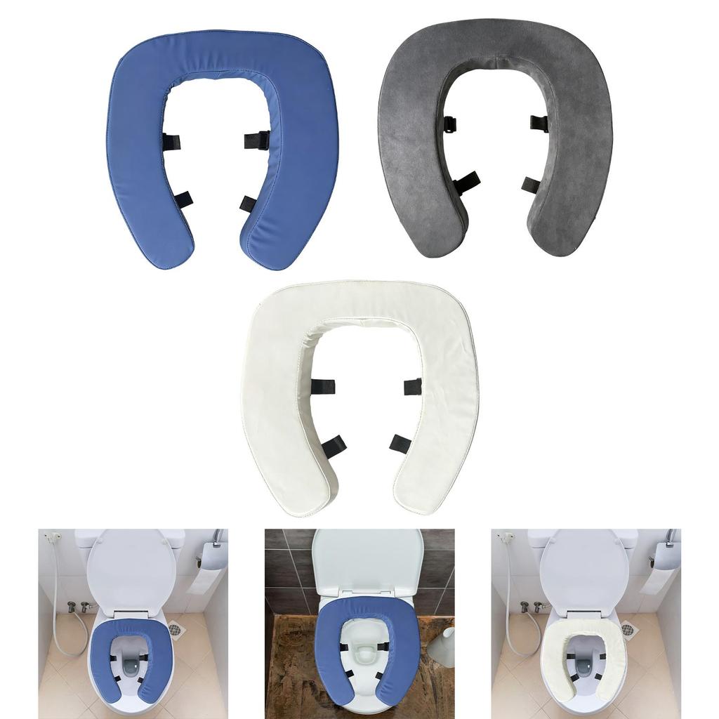 Comfortable Toilet Seat Cover, Universal Cushion, Durable, Washable Sponge Pad, Suitable