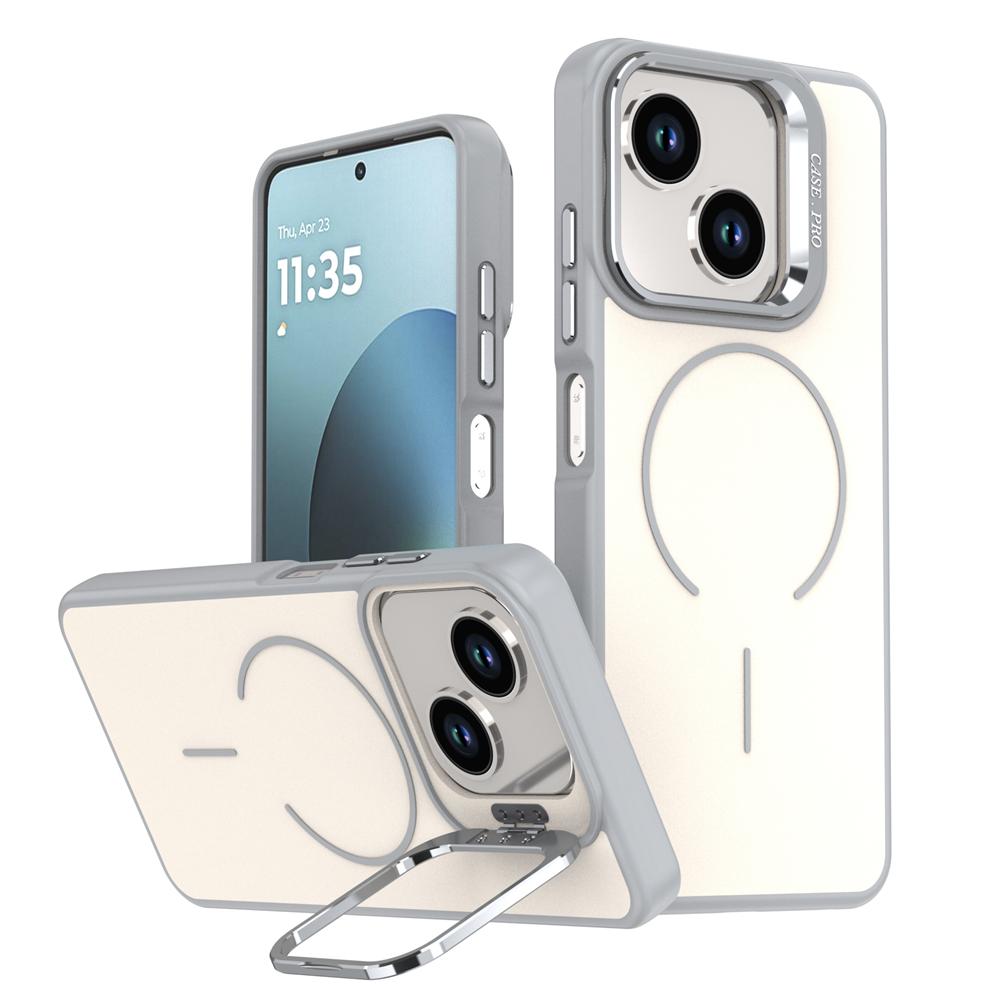 KEYSION Матовый чехол для телефона с покрытием Soft-touch, подставка для линз, для Magsafe, для ZTE Blade A35E, магнитная противоударная задняя крышка для ZTE Blade A35E