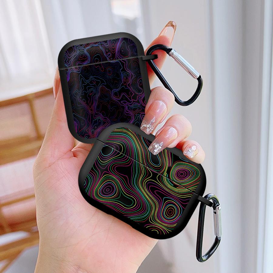 Чехол для наушников Cover Case Для Airpods Pro2 4 1 Pro 3 Pro3 2 Цветной Вихрь