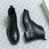 XiAnZen Vintage Brock Boots for Men Boots Casual boots For Men Натуральная кожа Модные мужские ботинки Противоскользящие ботинки man zapatos