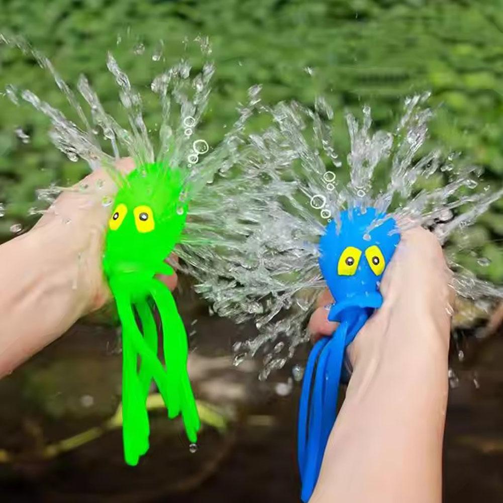 Детские игрушки для купания, губка, впитывающая воду, осьминог, сжимающий игрушки для снятия стресса, летняя игрушка для купания, водная игрушка для купания для детей