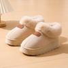 Snow boots women's winter new velvet thickened non-slip fur integrated warm cotton shoes couples versatile cotton drag outside wear