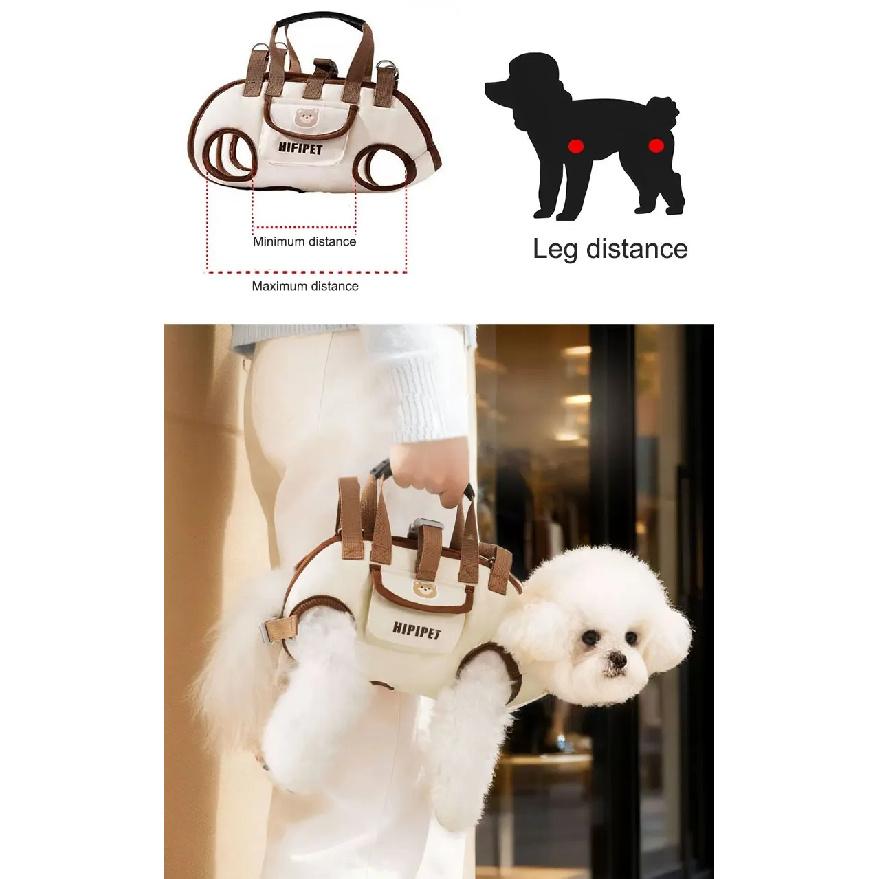 Portable multi-functional Sling Backpack , double-shoulder dog backpack,breathable outdoor pet bag for Cats & Puppies