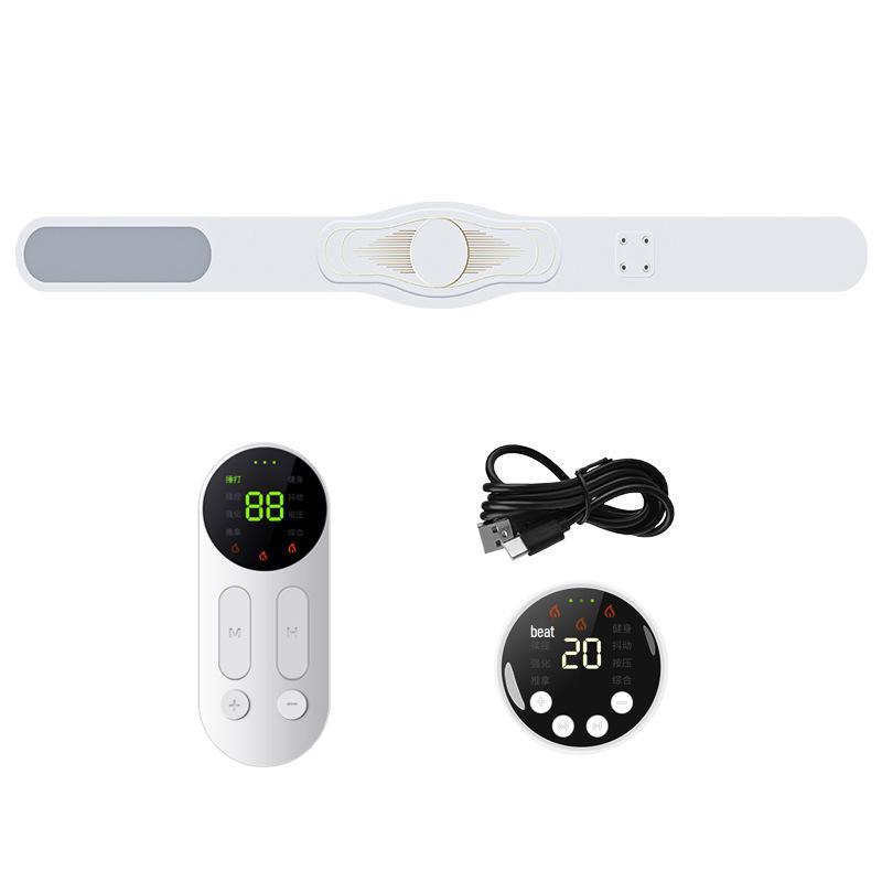 EMS Пульсовый Массажер для Живота с Подогревом и Пояс