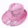 Brilliant Sequins Fedora Hat Sequin Glitter Jazz Hat Role Play Prop Dance Jazz Cap  Birthday
