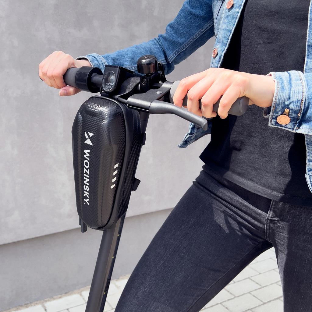 Wozinsky Waterproof Handlebar Bag Scooters Scooter Bag 2 L Black (Wsb3Bk)