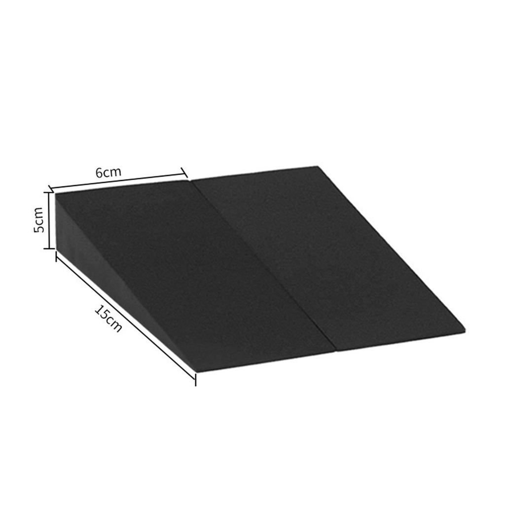 2 Pieces Squat Wedge Block Slant Board Riser Exercise Ramp Calf Stretcher for Pilate