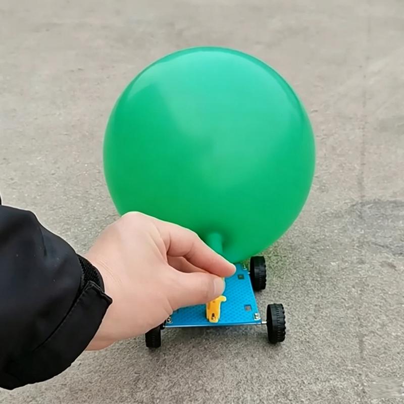 Сделай сам гоночная машина из шарика 3D-пазл Научные эксперименты Наборы Машина на воздушном шарике Для мальчиков девочек детей Подарок на день рождения Дети