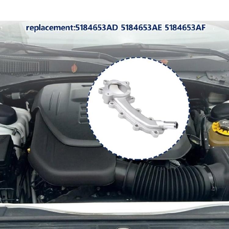 Engine Coolant Water Outlet Tube for 11-20 300 2013-20 1500 3.6L Car Thermostat Housing Water Outlet