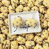 Niche Cute Cheese Butter Small Man Pendant Plush Male Doll Car Keychain School Bag Hanging Decoration for Women