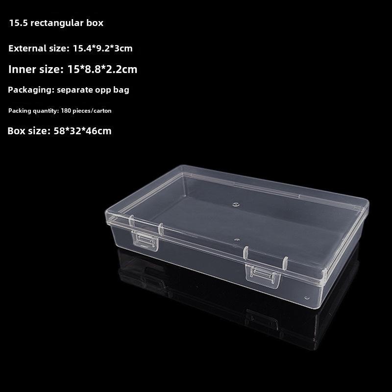 Прозрачный пластиковый ящик для хранения и демонстрации оборудования