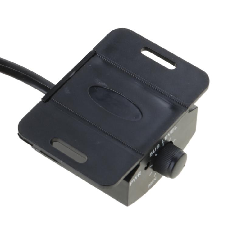 Настольное крепление для регулировки громкости автомобильных усилителей, ручка баса с двойной регулировкой, пульт дистанционного управления эквалайзером автомобильного сабвуфера