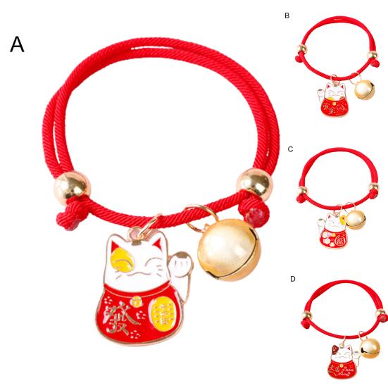 Ожерелье с изображением кошки, подвеска «Счастливый кот», очаровательный милый тканый ошейник для щенка и кошки