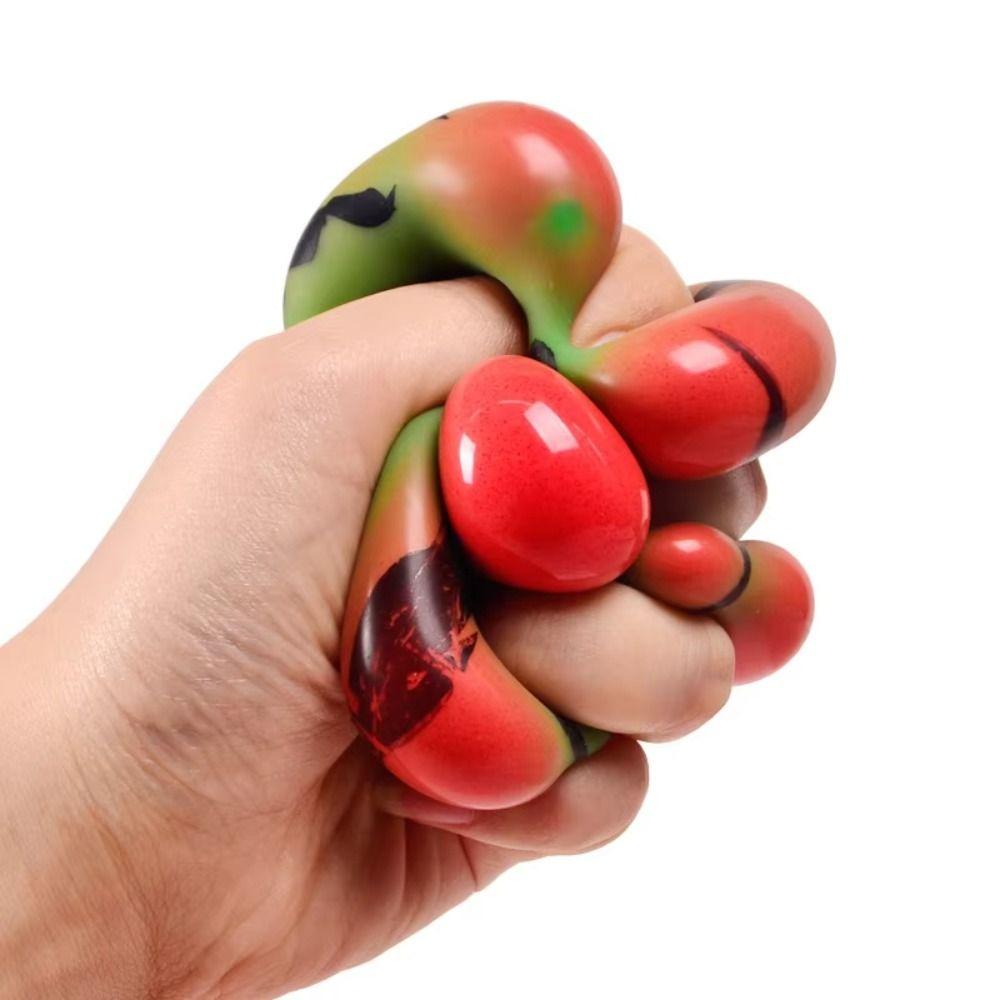 Pinch Sensory Fidget Ball Cute Summer Slow Rebound Toy Creative Watermelon Squeeze Toy Kids Adults