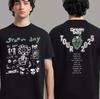 Trending 2025 Green Day Tour 2 Sides Black T-shirt Unisex All Sizes JJ5311