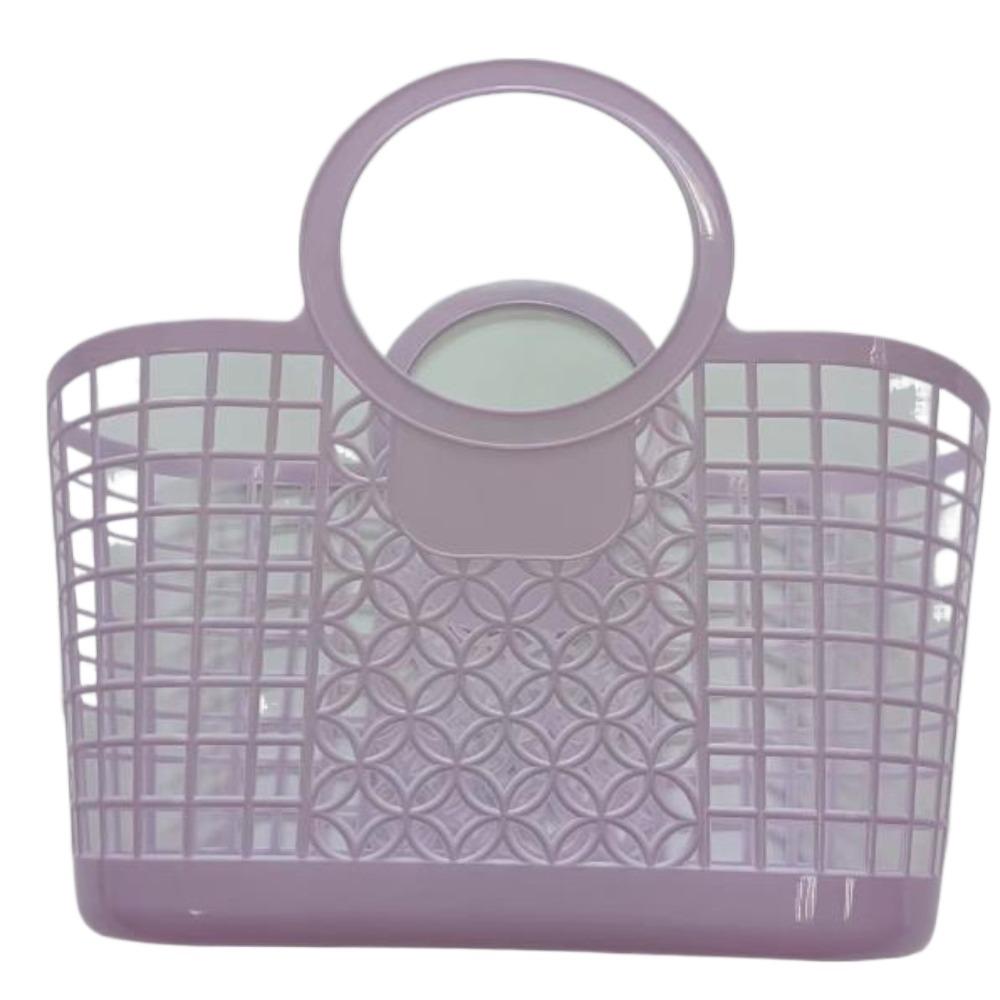 Пластиковая полая корзина Простая корзина для ванной Новая корзина для хранения