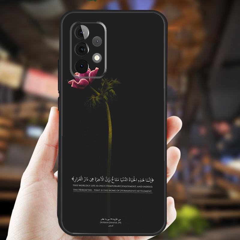 Коран Мусульманская Сура Ихлас Исламский Чехол Для Samsung Galaxy A05 A06 A22 A53 A33 A26 A16 A56 A36 A32 A52 A54 A34 A14 A55 A15 A35