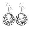 Tibetan Ethnic Earrings: Retro Hollow Pattern from Nepal & Yunnan