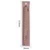 Deli 18cm Wave Transparent Plastic Ruler - Student Drawing and Drafting Tool.