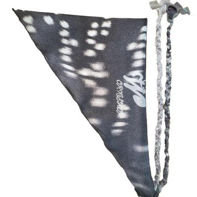 Odlyworkshop Cowhide Print Head Scarf, Smudge