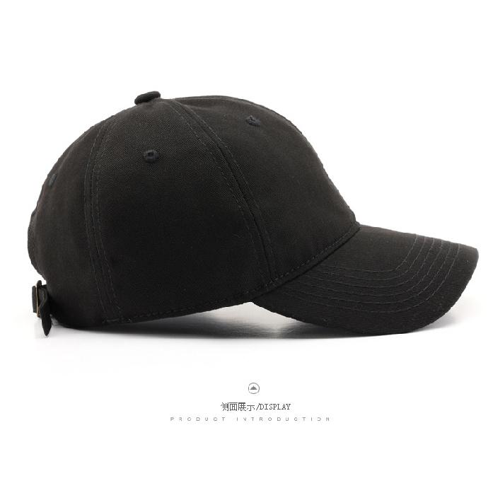 Women's solid-color, plain, washed baseball cap for outdoor activities, suitable for men, providing sun protection and shade