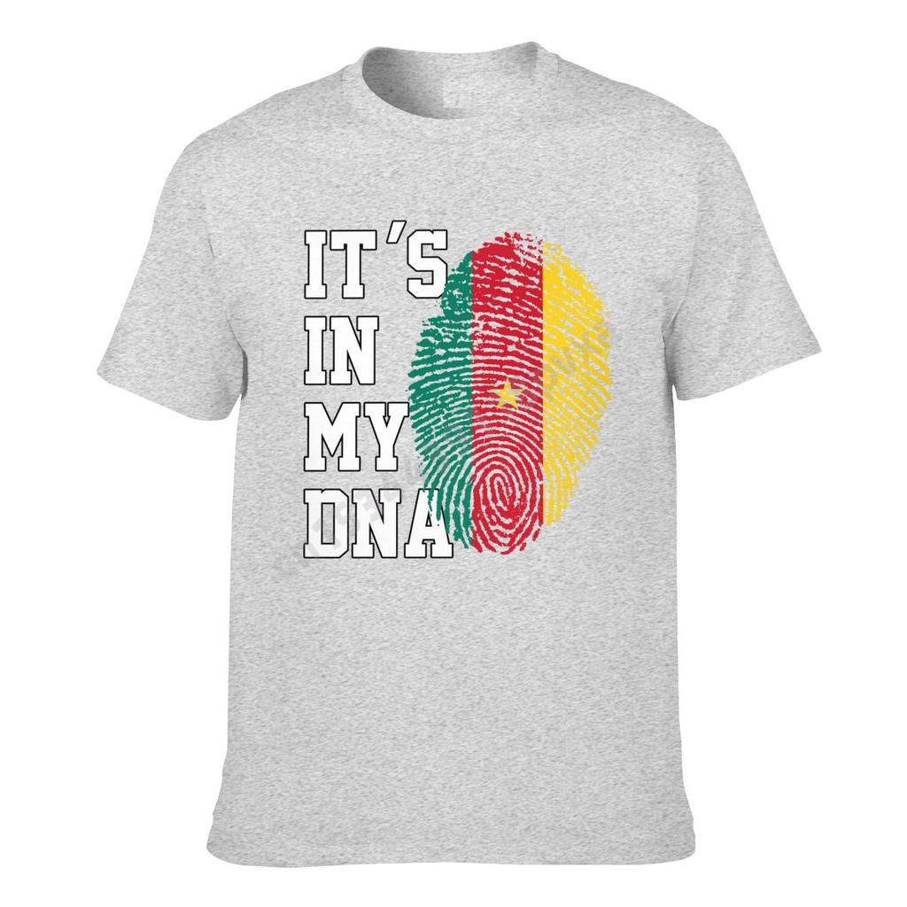 Cameroon Flag Cameroonian Country Map ITS IN MY DNA Men Women Tshirt Boys Tees T Shirt Hip Hop Tshirts XS5XL 100 Cotton