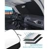 Front Windshield Sunshade Fit For Jeep Renegade 2015-2025 UV Ray Reflector Foldable Car Shade Automotive Windshield Sunshades Jeep Renegade
