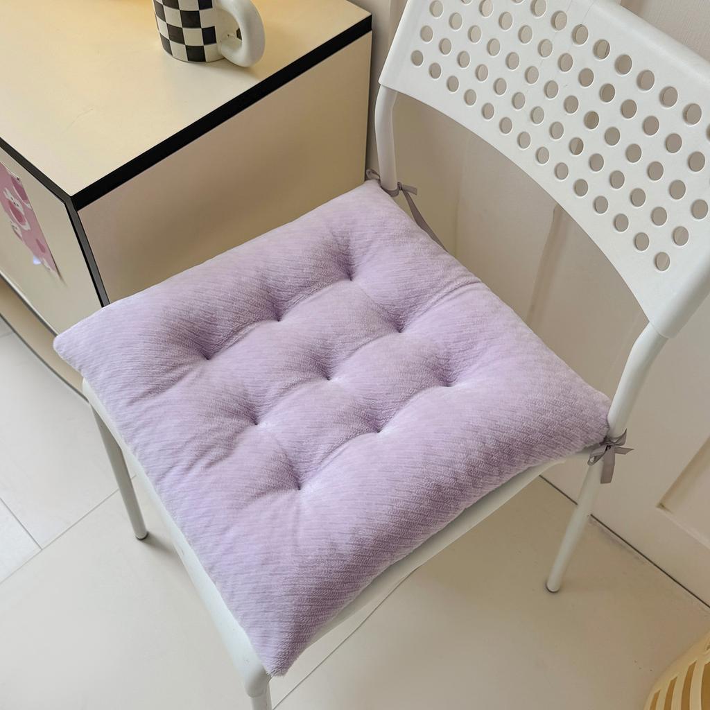 Толстая противоскользящая подушка на сиденье, для офисных работников, проводящих много времени сидя, студентов, домашняя плюшевая подушка на сиденье