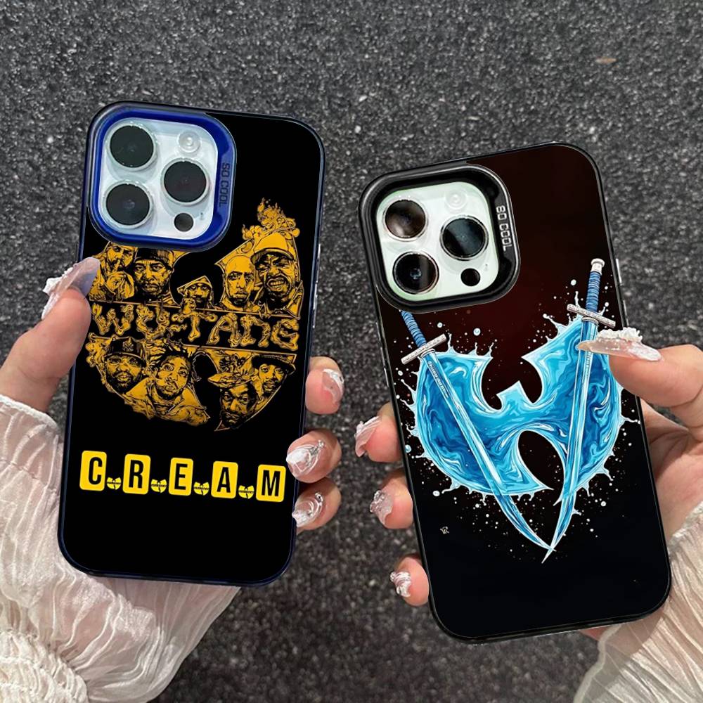 Чехол для телефона W-wu T-tang Clan Hip-hop Music Group Для IPhone 16 15 14 13 12 11 Pro Max 17 Plus Цветной чехол