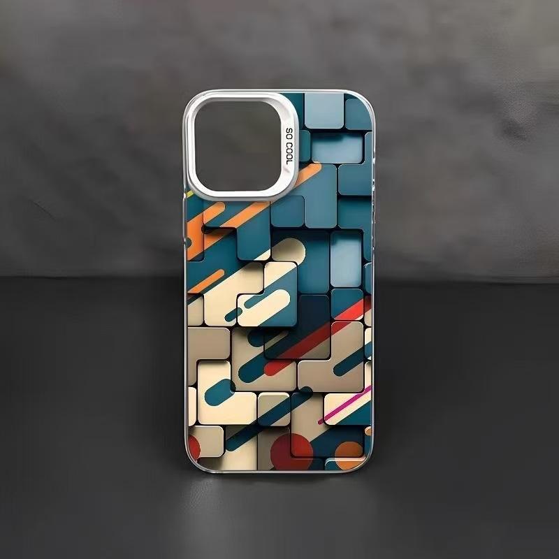 Новый квадратный подходит для чехла для мобильного телефона iphone17 Apple 15promax/14 индивидуальность 13pro16 Европа и Америка 12xr.