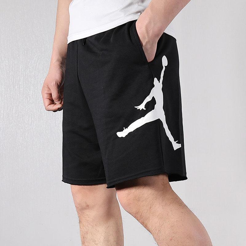 Спортивные шорты Air Jordan с большим логотипом сбоку, черные, мужские, CW0395-010