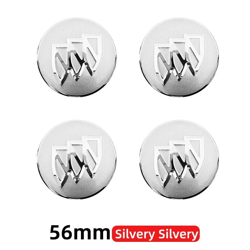 4pcs 56mm 60mm 65mm Car Wheel Center Hub Cap Rim Cover Stickers For Buick GL8 Park Avenue Encore LaCrosse Regal Excelle GT XT