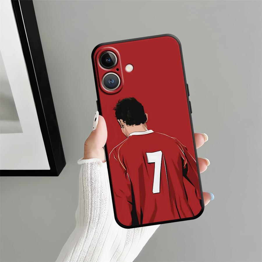 Крутой спортивный чехол для iPhone 13 12 11 17 Pro Max 7 8 Air 15 16 14 Plus XS Max XR Черный Мягкий чехол для телефона