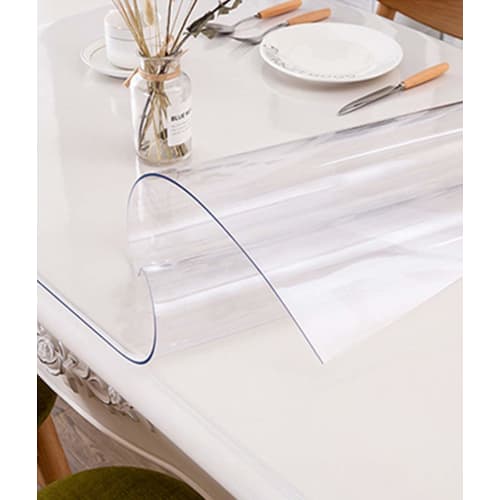 Прозрачный ПВХ коврик для стола YAHUO, Скатерть, Виниловый коврик для стола, Накладка на стол, Ширина 40-180 см, Толщина 1 мм, Многофункциональный, Водоотталкивающий, Термостойкий