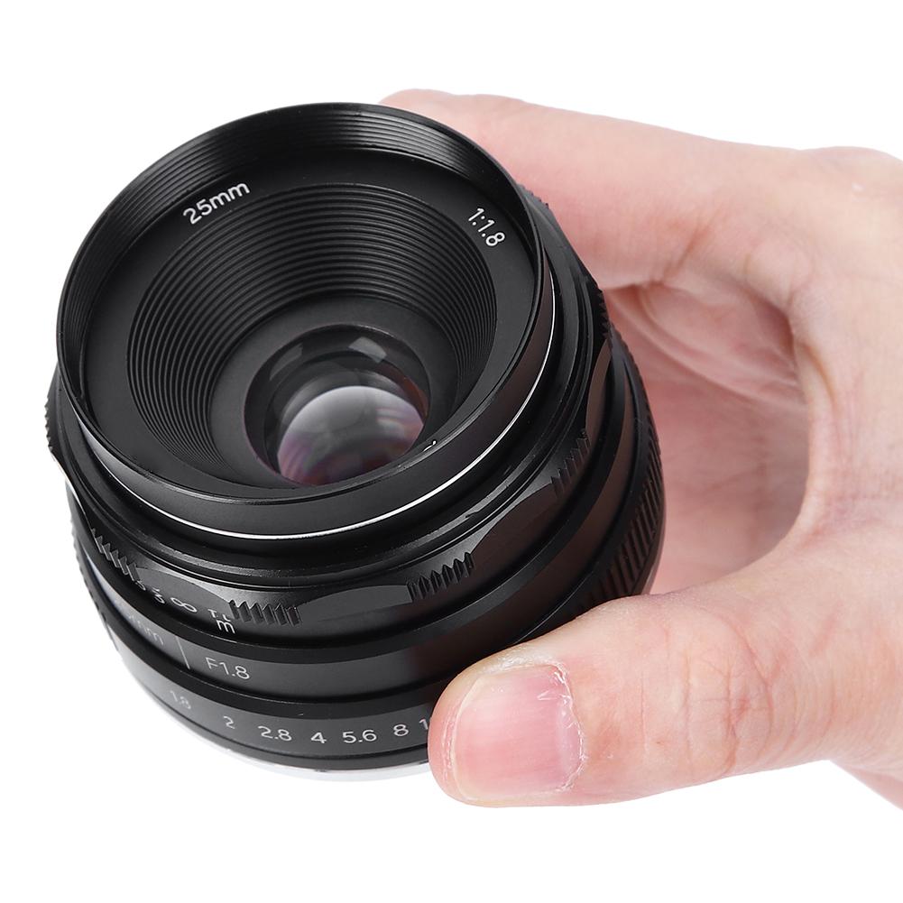 NEWYI 25 мм F1.8 E Mount широкоугольный портретный объектив с большой апертурой для Sony A9 A7