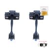 EDP1668-1 2 Pieces Rear Door Hinge Brake Stop Check Assy Limiter Strap for Cupra Formentor SE316 KM7 KMP 2021-On 5FF839179