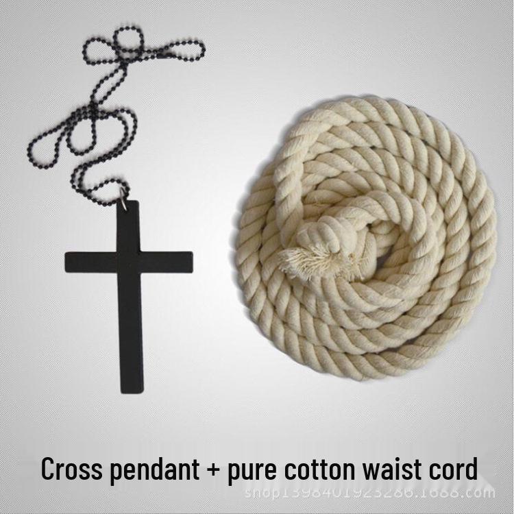 Medieval Monk & Wizard Costume - Halloween Grim Reaper Robe for Cosplay & Role-Playing