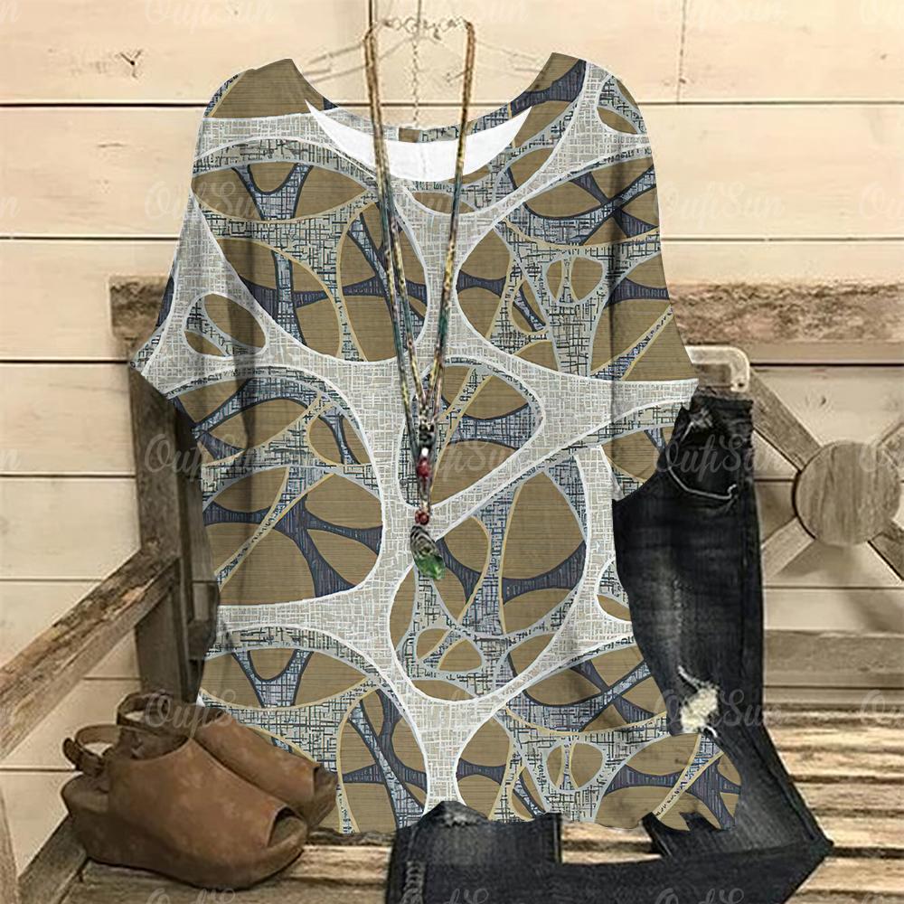 Футболка в стиле ретро для женщин с принтом капель, футболки с коротким рукавом, летний круглый вырез, модный женский свободный свитер