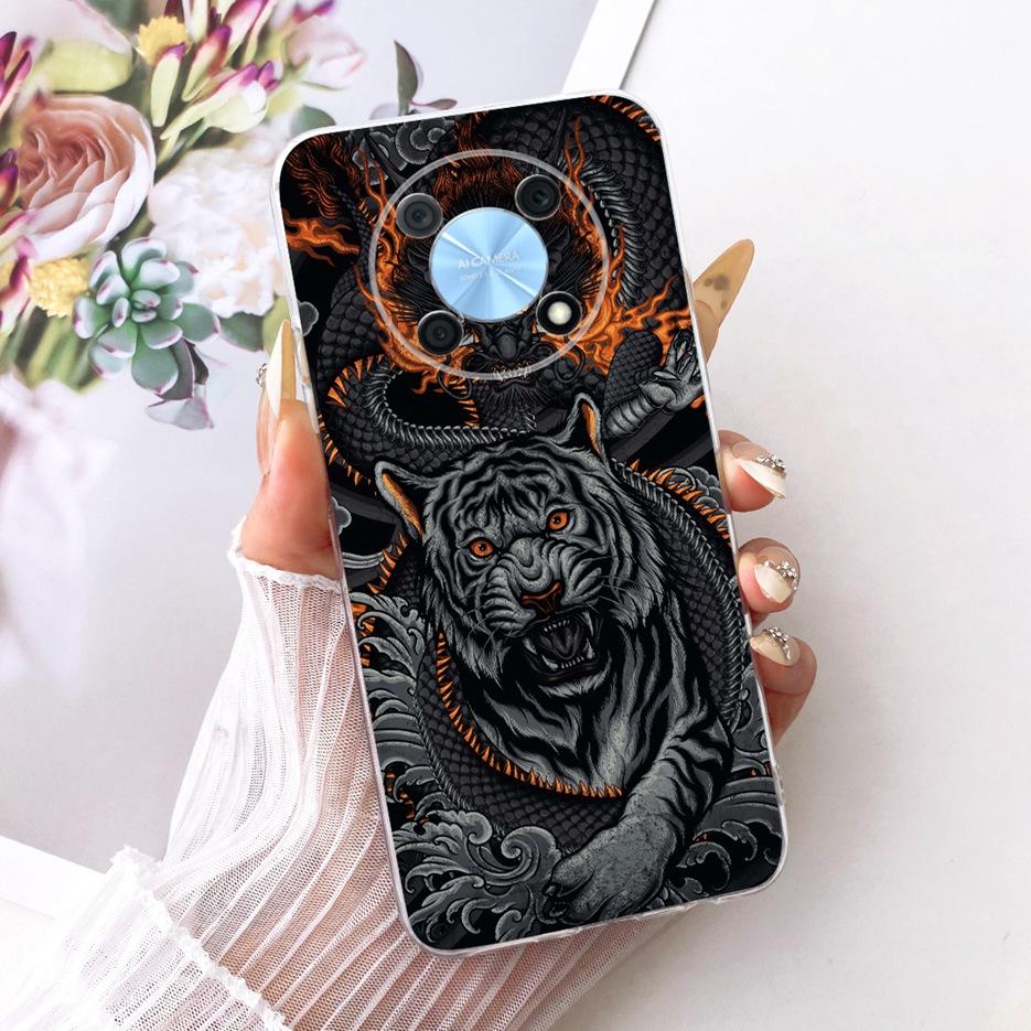 For Huawei Nova Y90 Case CTR-LX2 CTR-LX1 New Flowers Butterfly Painted Cover Soft Silicone Case For Huawei Nova Y90 NovaY90 Bags
