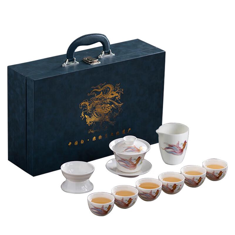 Jinyumantang Dehua Luxury Ceramic Kung Fu Tea Set