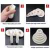 Durable 2-12in Wheels Buffing Polishing Wheel Cotton Lint Cloth White Buffing Wheel Polishing Cloth Wheel Jewelry Tools