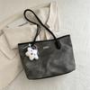 Casual Large Capacity Tote Bag for Women's New Spring and Summer Shoulder Bag Fashionable Student Class Commuting Bag