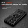 KEYSION Противоударный бронированный чехол для Xiaomi POCO F7 5G со сдвижной защитой объектива камеры, кольцом-подставкой, чехол для телефона для Redmi Turbo 4 Pro